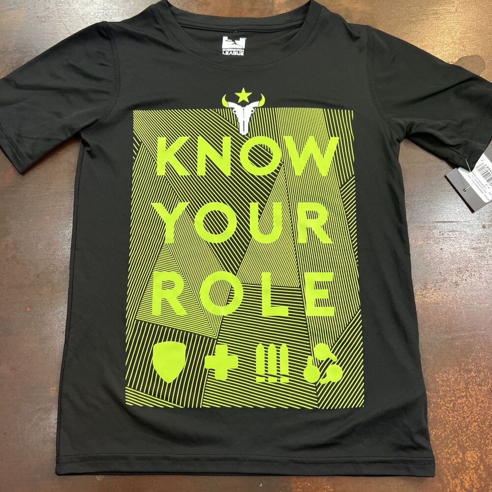 Houston Outlaws Overwatch League Shirt Youth Small Know Your Role Esports Gaming